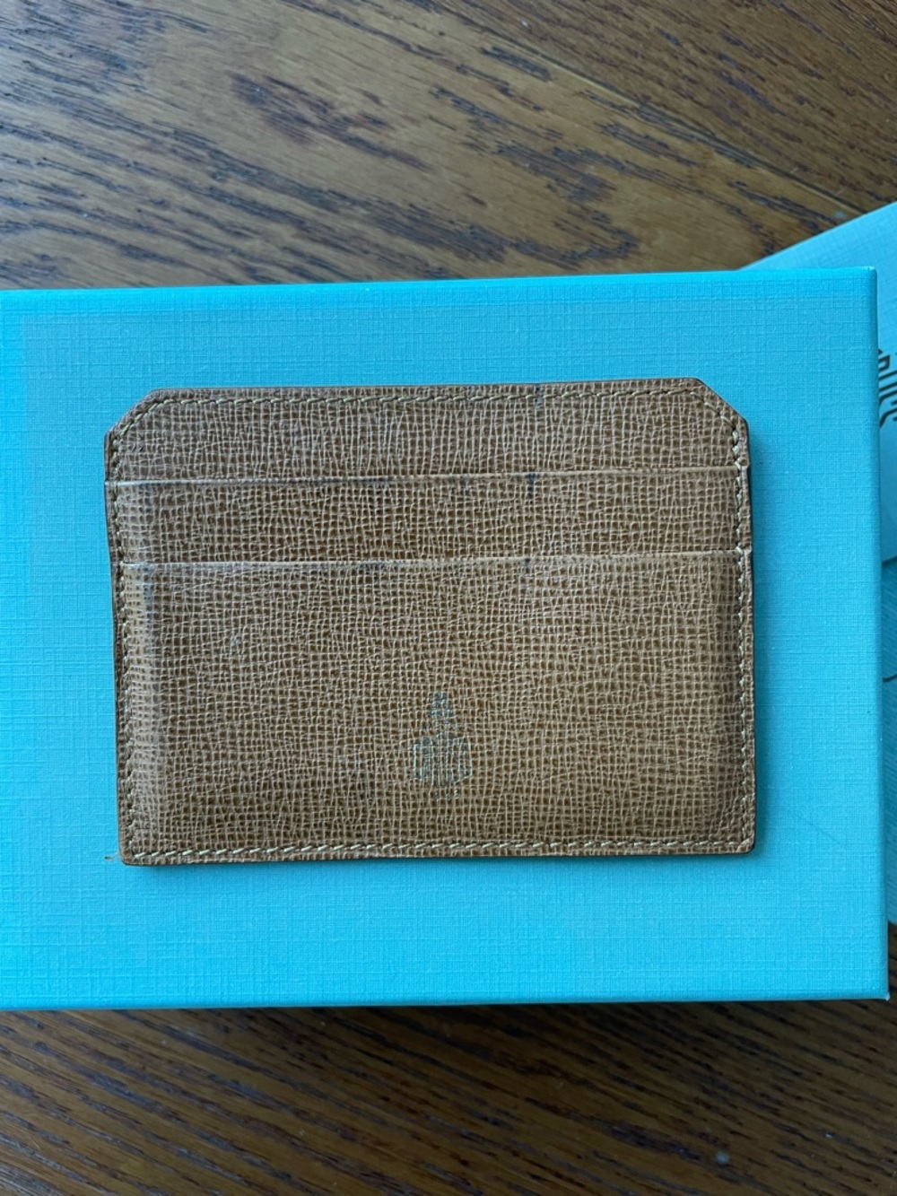 Mark Cross Brown Card Holder